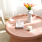 Iliana Coffee Table Round 71cm Plastic - Pink