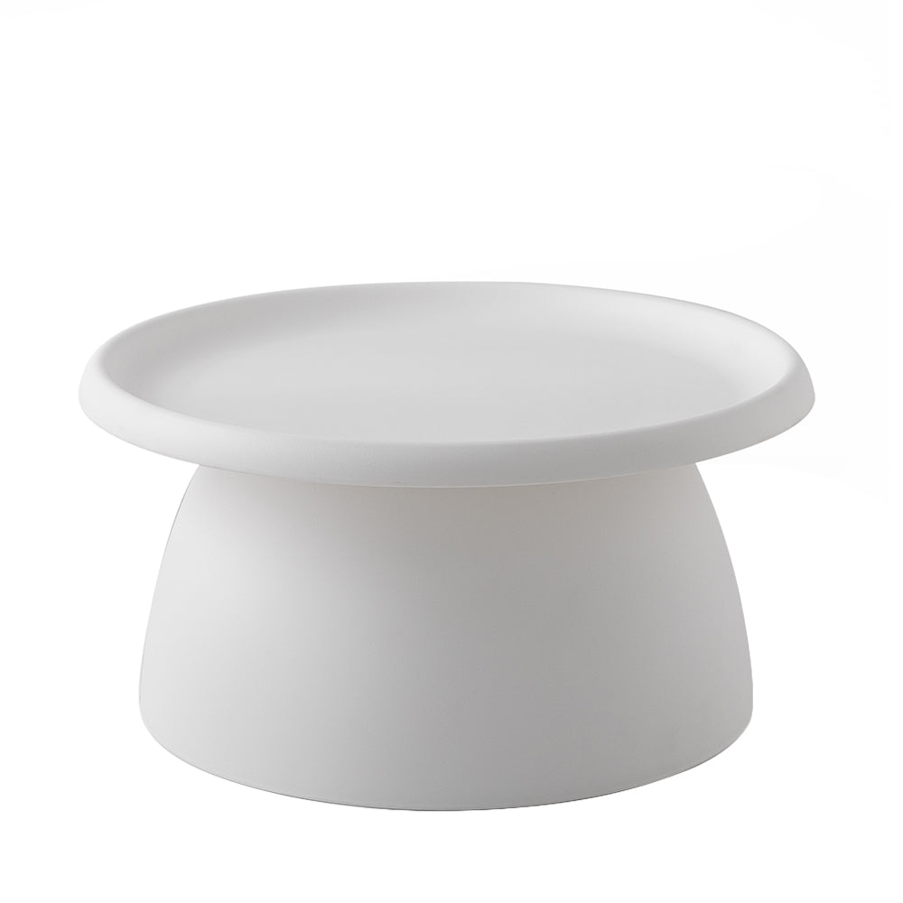 Iliana Coffee Table Round 71cm Plastic - White
