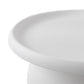 Iliana Coffee Table Round 71cm Plastic - White