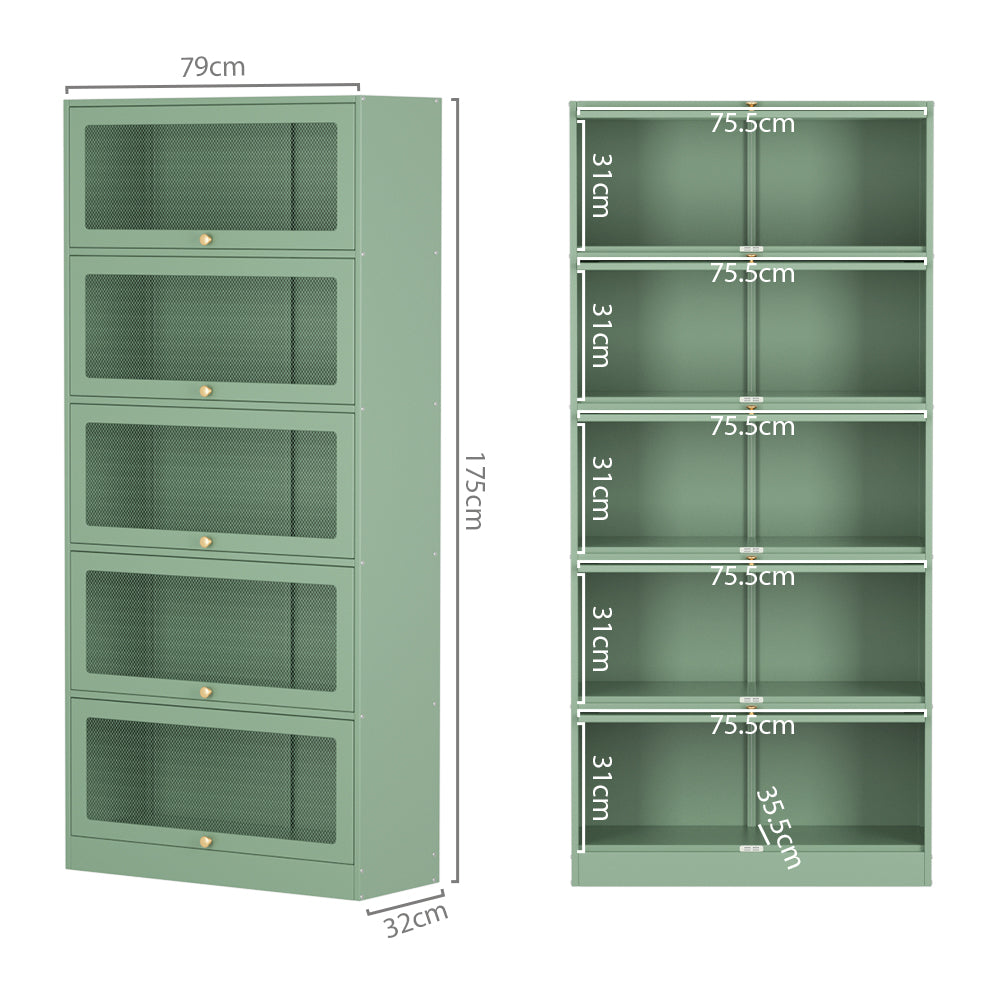 Kian Metal Buffet Sideboard Cabinet - Green