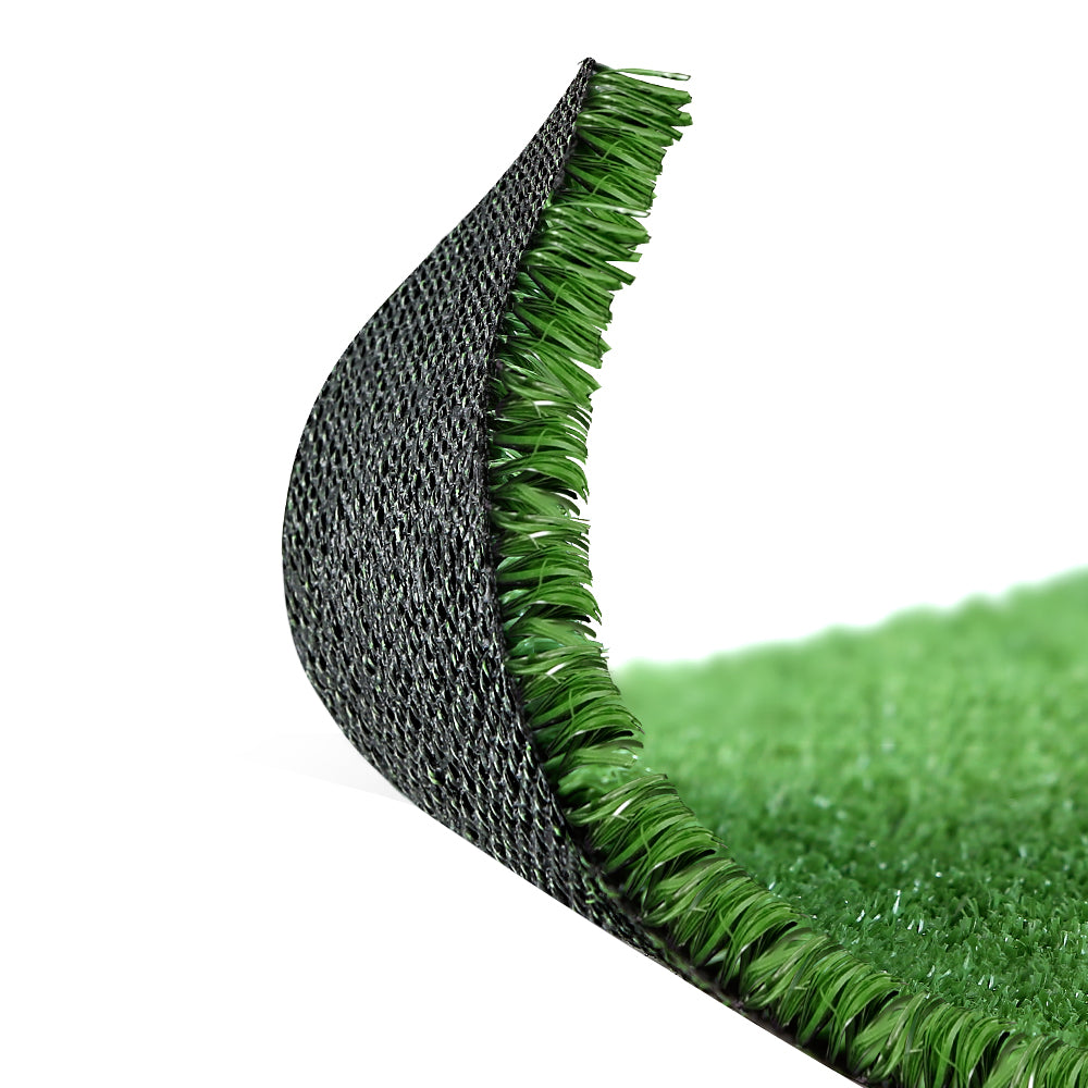 10sqm Artificial Grass 10mm Synthetic Fake Turf Plants Plastic Lawn - Olive Green