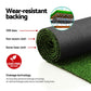 10sqm Artificial Grass 17mm with Tape Synthetic Fake Turf Plants Plastic Lawn - Olive Green