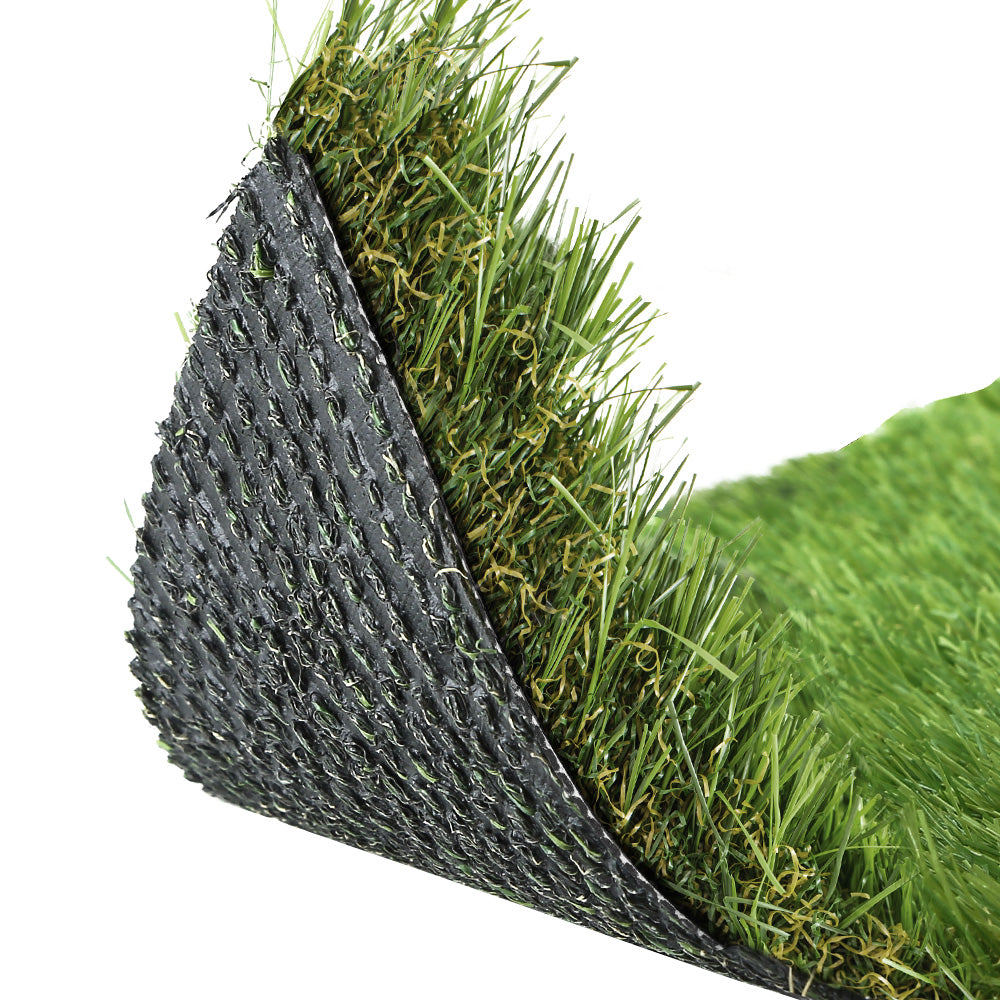 10sqm Artificial Grass 30mm Synthetic Fake Turf Plants Plastic Lawn - 4-Colour Green