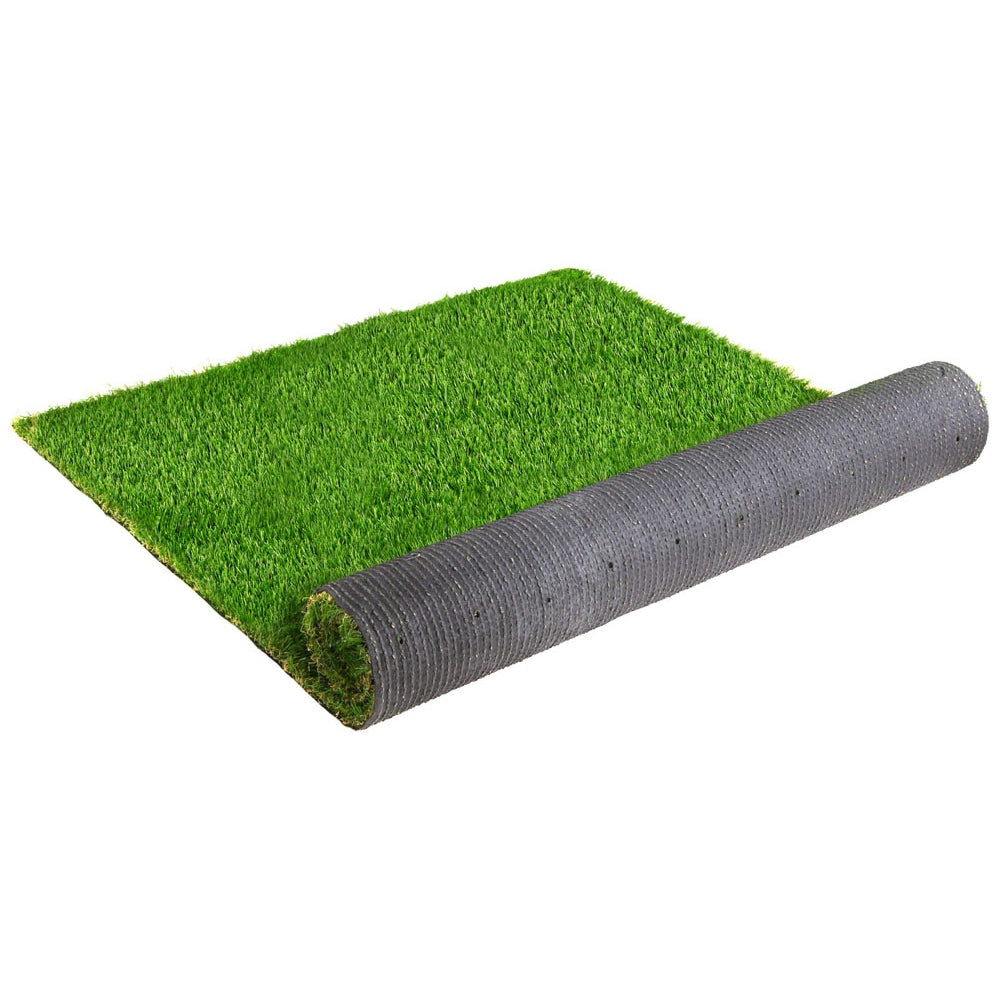10sqm Artificial Grass 40mm Synthetic Fake Turf Plants Plastic Lawn - 4-Colour Green