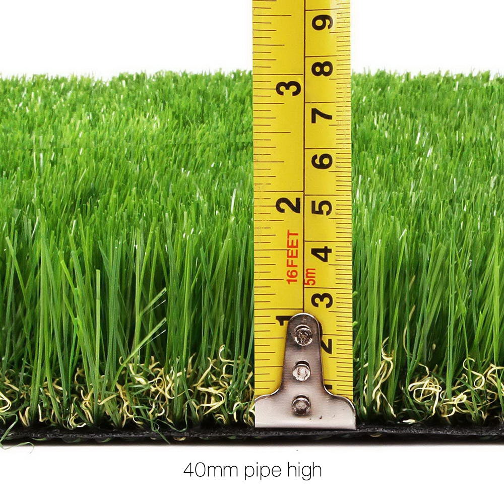 10sqm Artificial Grass 40mm Synthetic Fake Turf Plants Plastic Lawn - 4-Colour Green