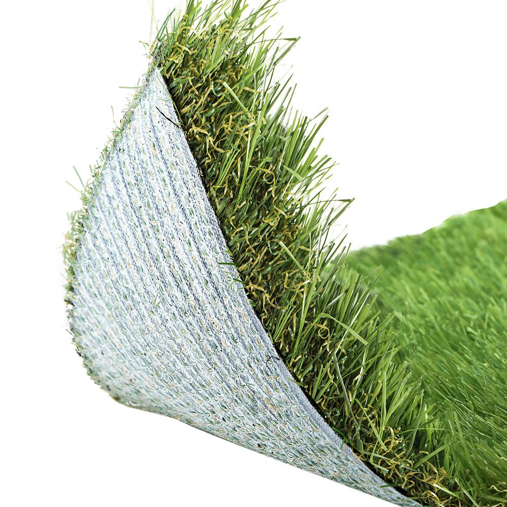 20sqm Artificial Grass 30mm Synthetic Fake Turf Plants Plastic Lawn - 4-Colour Green