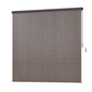 Instahut Outdoor Blinds Light Filtering Roll Down Awning Shade 3x2.5M Brown