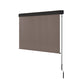 Outdoor Blinds Light Filtering Roll Down Awning Shade 3X2.5M - Brown