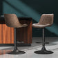 Set of 2 Barcelona Bar Stools Kitchen Stool Chairs Metal Barstool Dining Chair - Brown