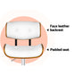 Set of 2 Ancona Wooden Gas Lift Bar Stool - White & Chrome