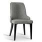 Kimber Set of 2 Fabric Dining Chairs - Grey