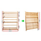 Bamboo Wooden Ladder Shelf Plant Stand Foldable