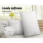Set of 2 Bamboo Pillow with Memory Foam - White