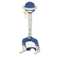 Keezi Kids Basketball Hoop Stand Adjustable 6-in-1 Sports Centre Toys Set Blue
