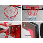 23" Mini Basketball Hoop Backboard Door Wall Mounted Sports Kids - Red