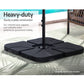 Wahiawa Base Stand Sand/Water Pod Cantilever Beach Patio  (Base only) - Black