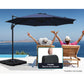 Wahiawa Base Stand Sand/Water Pod Cantilever Beach Patio  (Base only) - Black