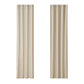 Set of 2 Blockout Curtains Blackout Window Curtain Eyelet 140x230cm Beige