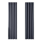 Set of 2 Blockout Curtains Blackout Window Curtain Eyelet 140x230cm Charcoal