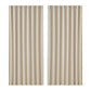 Set of 2 Blockout Curtains Blackout Window Curtain Eyelet 300x230cm Beige