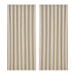 Set of 2 Blockout Curtains Blackout Window Curtain Eyelet 300x230cm Beige