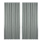 Set of 2 Blockout Curtains Blackout Window Curtain Eyelet 300x230cm Grey Shine