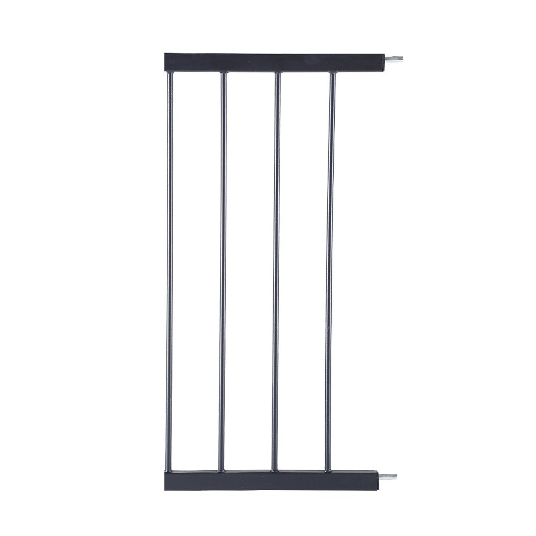 Baby Kids Safety Security Gate Stair Barrier Doors Extension Panels 30cm Black