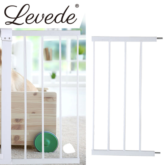 Baby Kids Safety Security Gate Stair Barrier Doors Extension Panels 30cm White