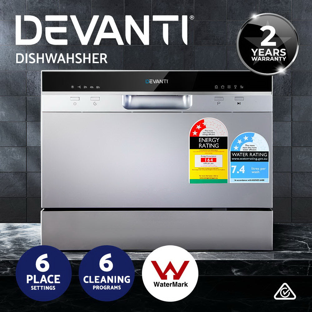 Benchtop Dishwasher 6 Place Bench Top Countertop Dishwasher Freestanding