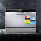 Devanti 6 Place Settings Benchtop Dishwasher Sliver