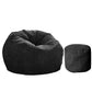 Bean Bag Chair Cover Home Game Seat Lazy Sofa Cover With Foot Stool -  Large