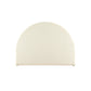 Bed Head Bouclé Headboard Bedhead Base - White Queen