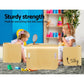 Pathy 3-Piece Kids Table & Chairs Set Nordic Desk Activity Compact Children - Wood