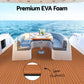 Foam Boat Flooring Mat Decking Sheet 240x90x0.6cm Dark Brown