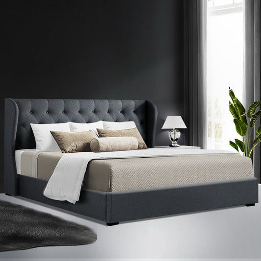 Onyx Bed & Mattress Package - Charcoal King