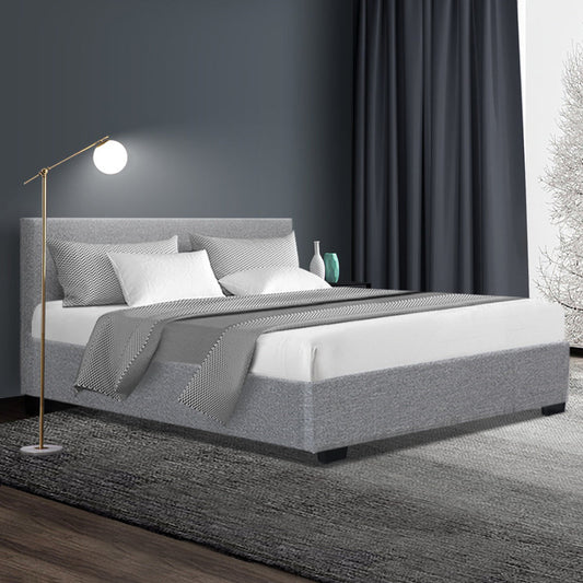 Ruby Bed & Mattress Package - Grey Queen