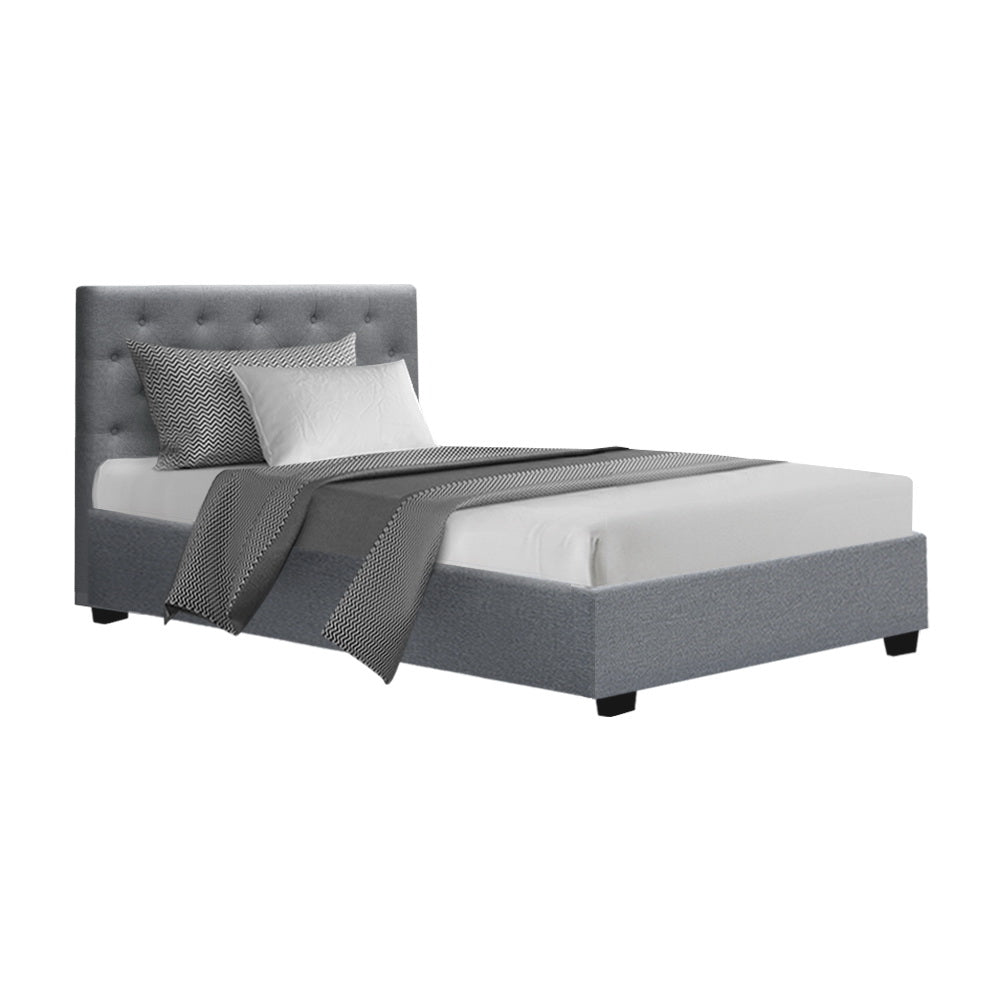 Emerald Bed & Mattress Package - Grey King Single