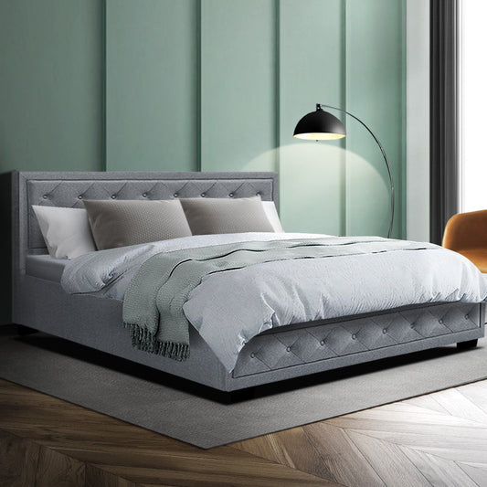 Amethyst Bed & Mattress Package - Grey King