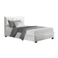 Amethyst Bed & Mattress Package - White King Single