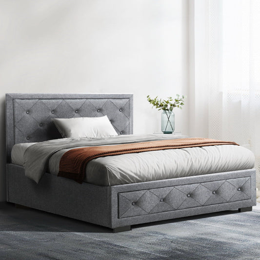 Amethyst Bed & Mattress Package - Grey King Single