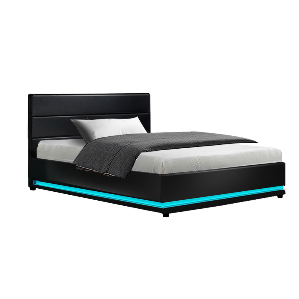 Venus Bed & Mattress Package - Black King Single