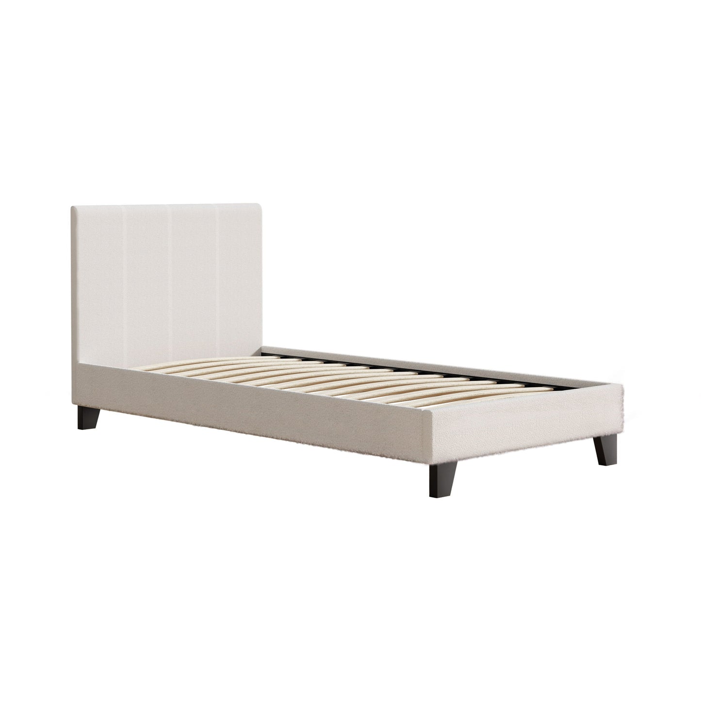 Jasper Bed & Mattress Package - White Single