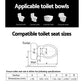 Bidet Electric Toilet Seat Cover Knob Control - White