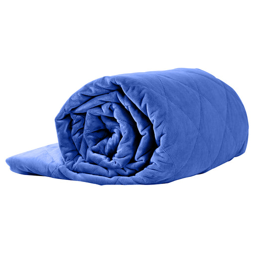 Winston Weighted Soft Blanket 11KG Adults Size Anti-Anxiety Gravity - Blue