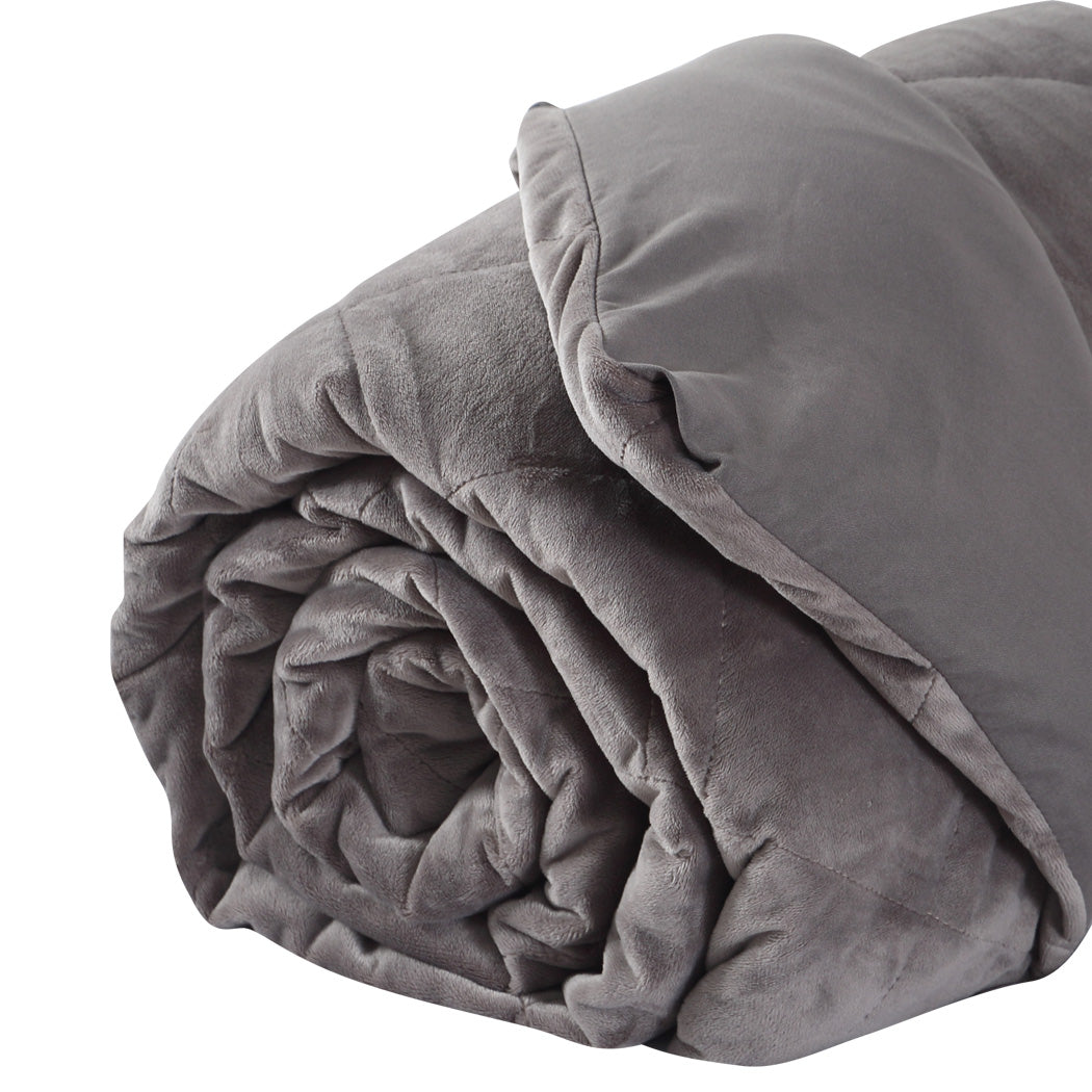 Winston Weighted Soft Blanket 9KG Anti-Anxiety Gravity - Grey
