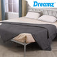 Winslow Weighted Soft Blanket 5KG Promote Deep Sleep Anti-Anxiety Single - Dark Grey