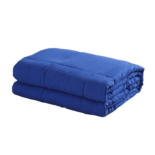 Whitman Weighted Soft Blanket Heavy Gravity Deep Relax 5KG Adult Double - Navy