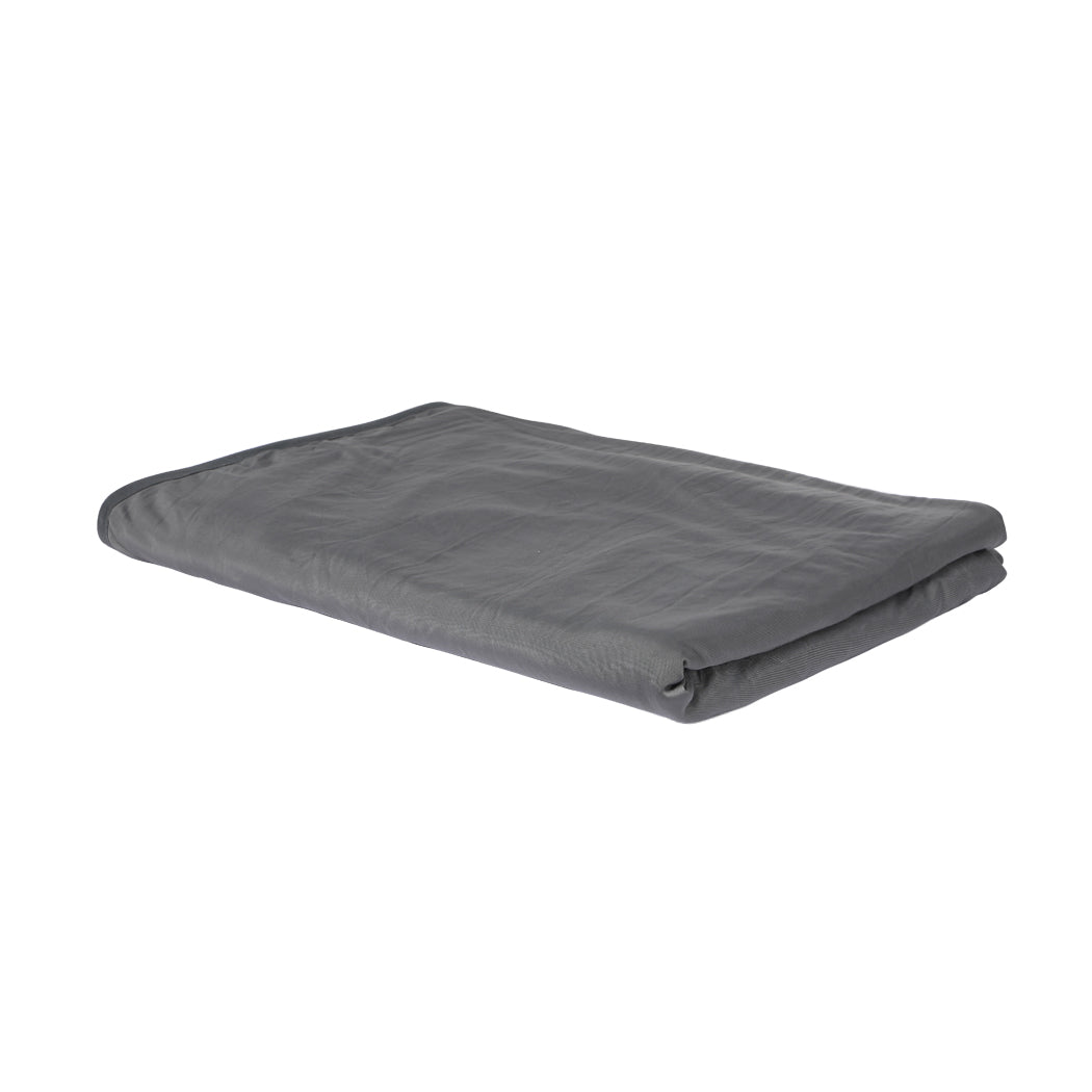 Winry Throw Soft Blanket Cool Summer Sofa Bed Sheet Rug Luxury Single - Grey