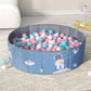 Kids Ball Pool Pit Toddler Play Foldable Child Playhouse Storage Bag Blue