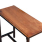 Vintage Industrial Wood Bar Table Kitchen Cafe Desk Steel Legs
